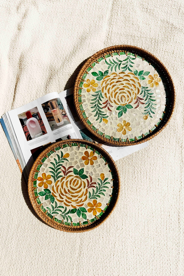 Olsen Tray Set - Yellow for women