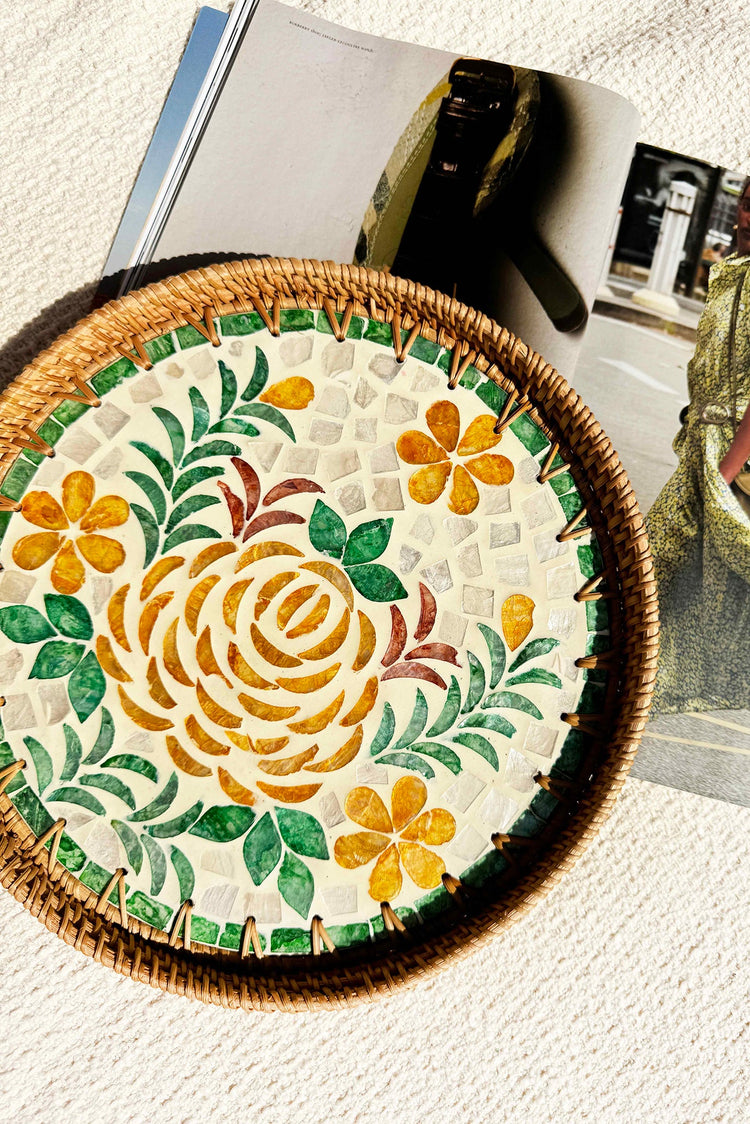 Olsen Tray Set - Yellow for women