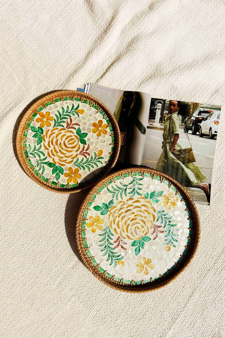 Olsen Tray Set - Yellow for women