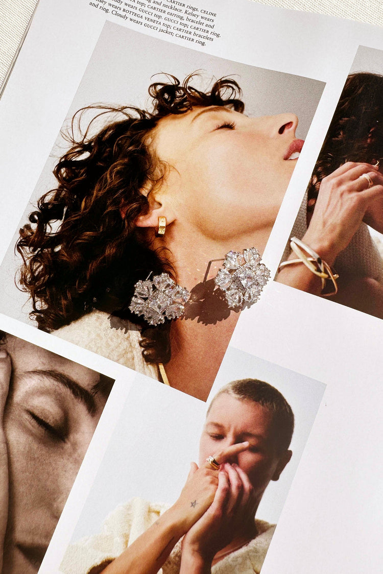One And One Earrings - Silver for women
