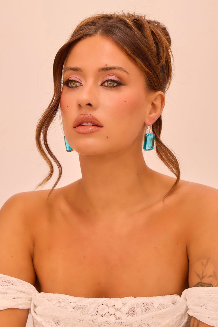Only Icon Earrings - Blue for women