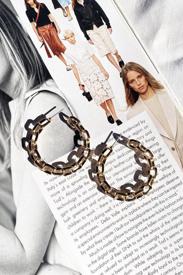 Paint Me Gold Earrings for women