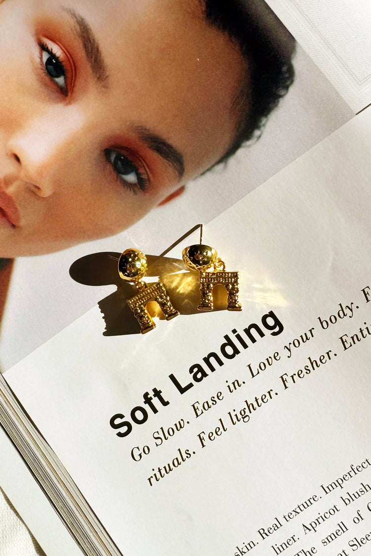 Parisian Allure Earrings - Gold for women