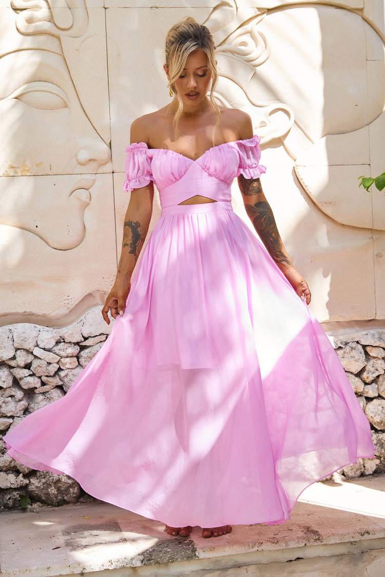 Perfect Storm Maxi Dress - Pink for women