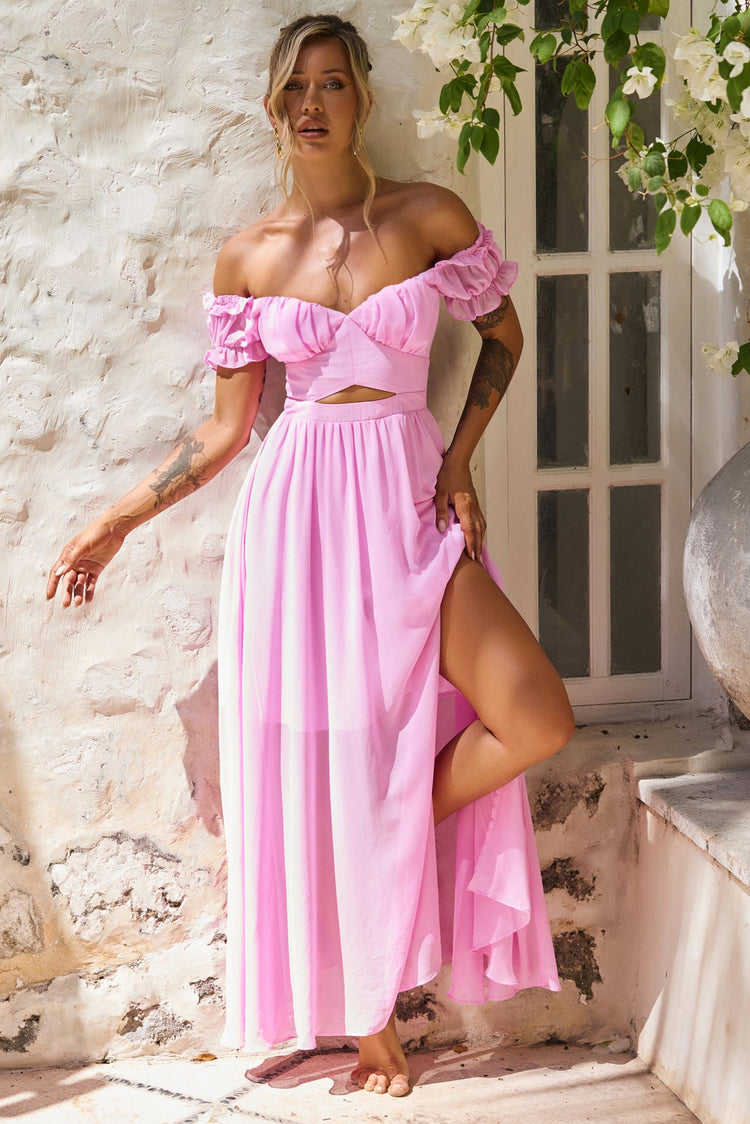 Perfect Storm Maxi Dress - Pink for women