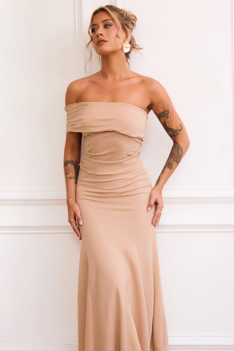 Picture Perfect Top - Tan for women
