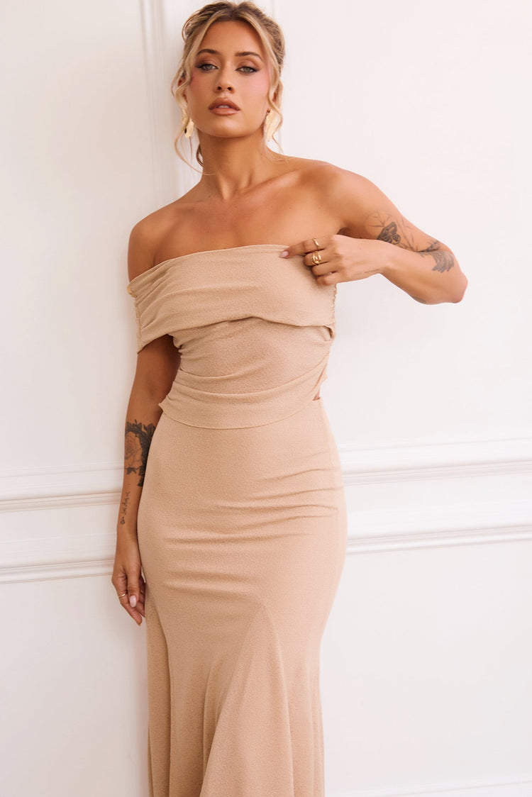 Picture Perfect Top - Tan for women