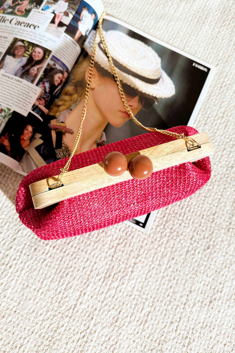 Quentin Clutch Bag - Hot Pink for women