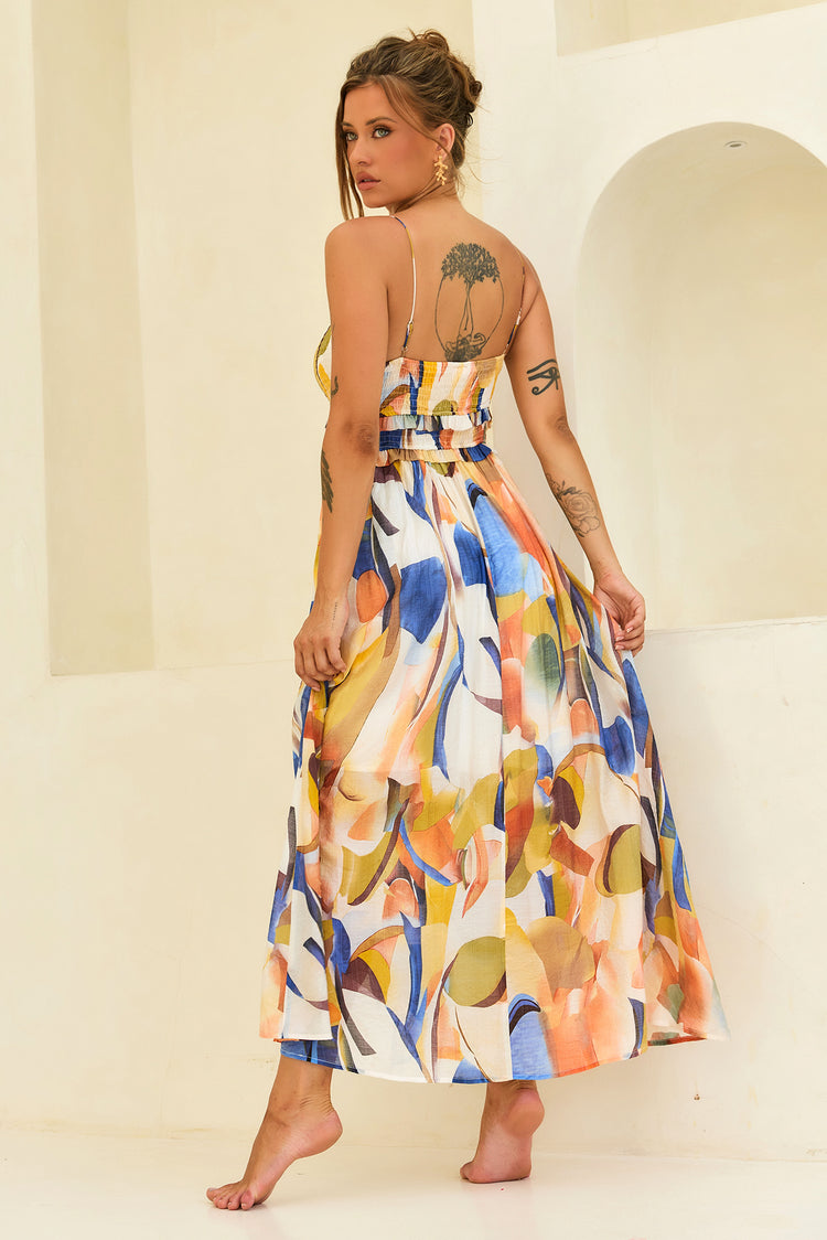 Radiance Maxi Dress - Blue Multi for women