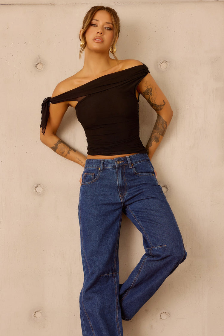 Real Deal Mesh Top - Black for women