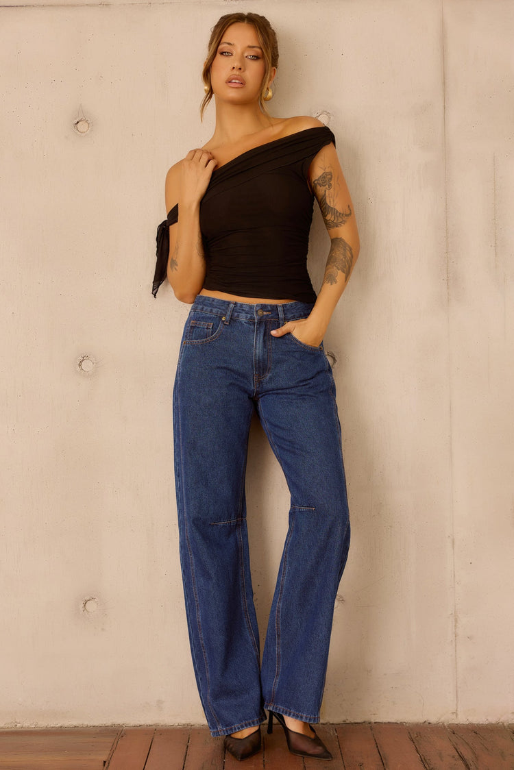 Real Deal Mesh Top - Black for women