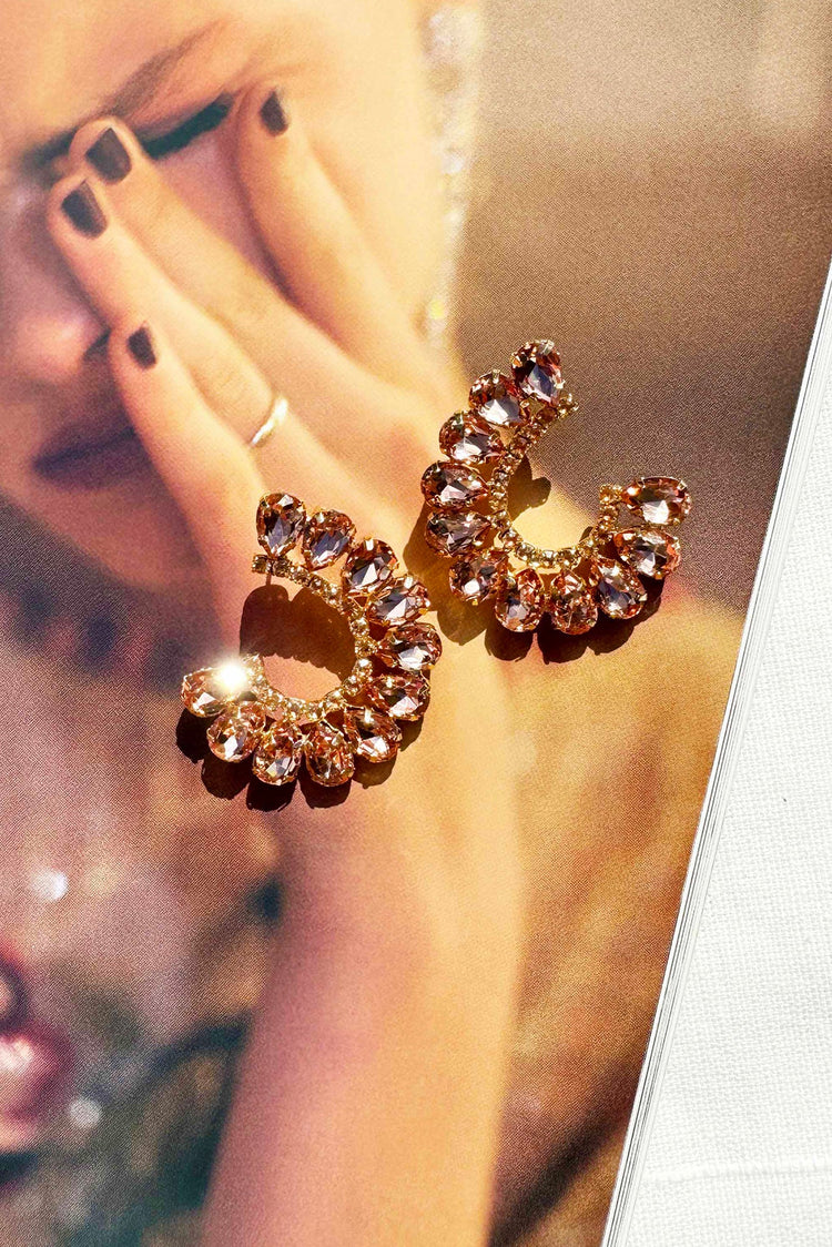 Reflective Earrings - Rose Gold for women