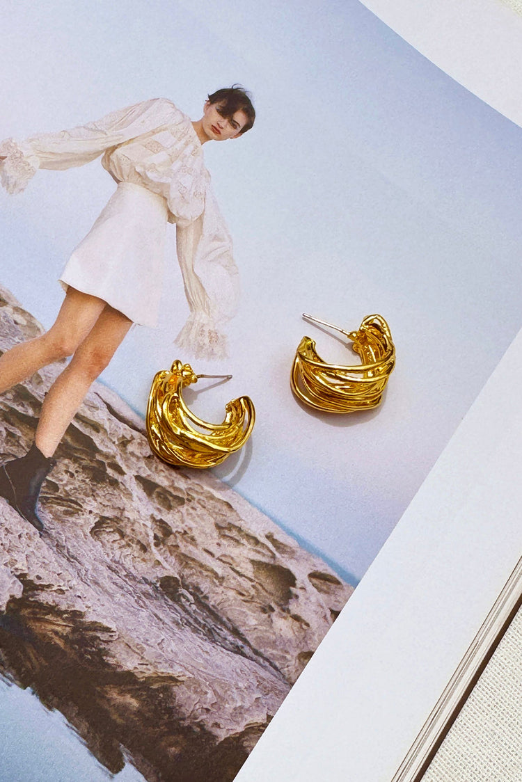 Salty Shasta Earrings - Gold for women