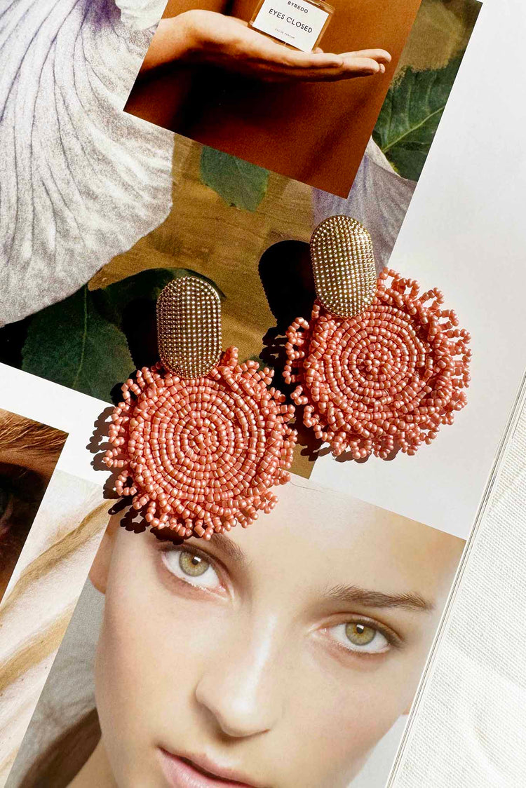 Sand Bound Earrings - Pink for women