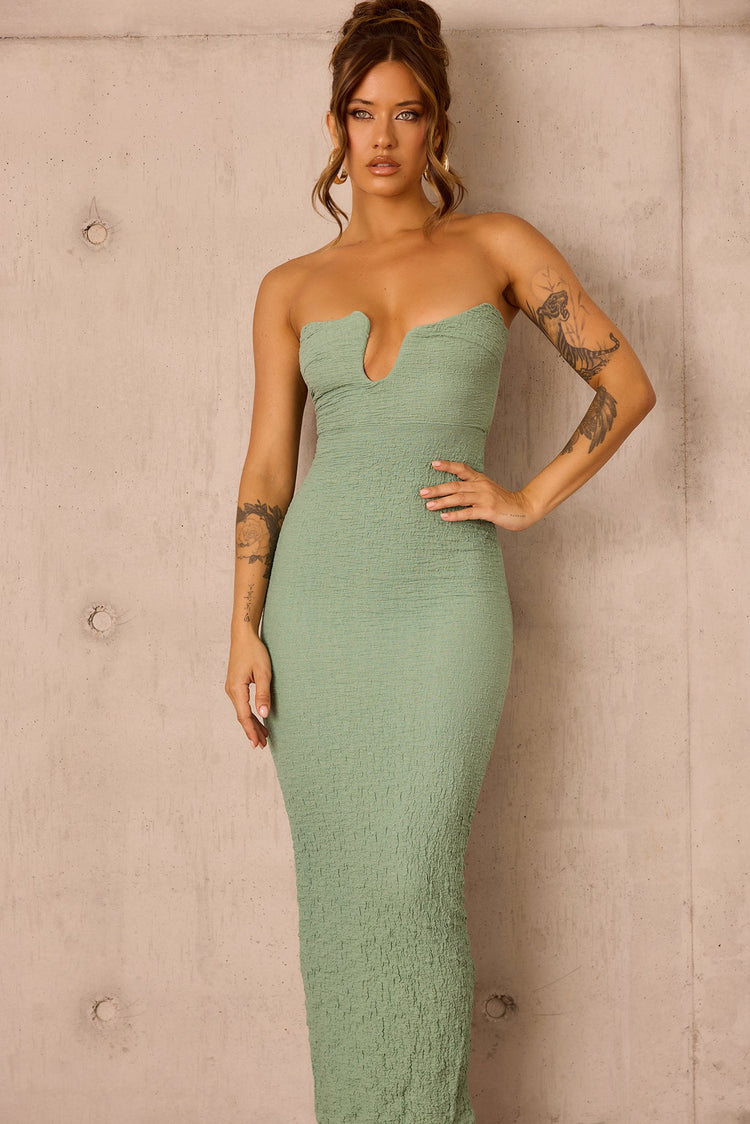 Saya Midi Dress - Sage for women