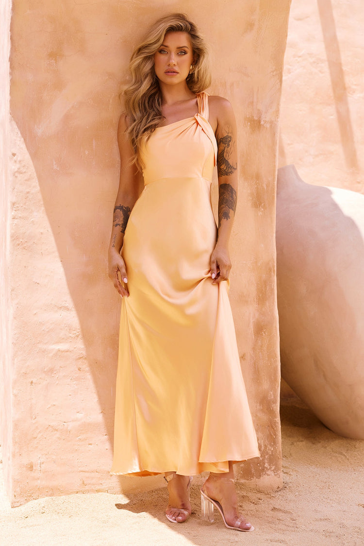 Serene Sway Maxi Dress - Orange for women