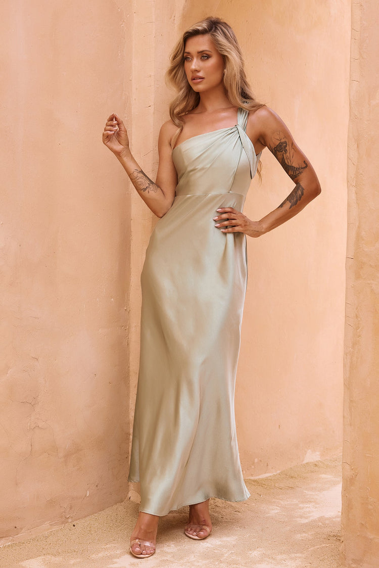 Serene Sway Maxi Dress - Sage for women