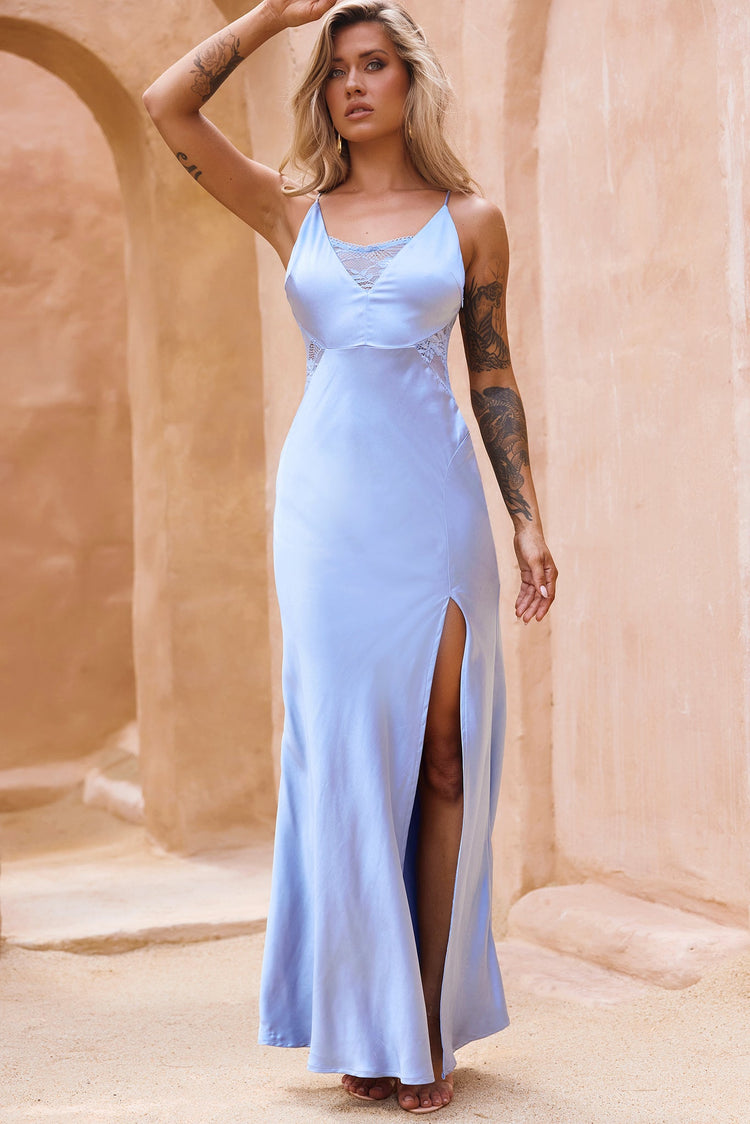 Sightseer Maxi Dress - Steel Blue for women