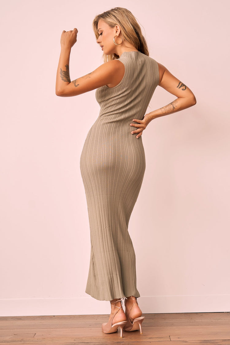 Significant Others Knit Midi Dress - Sage for women