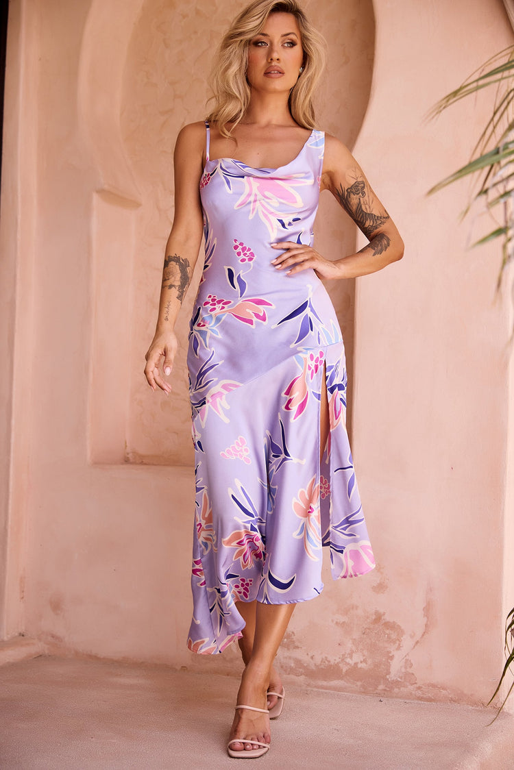 Sonora Midi Dress - Purple for women