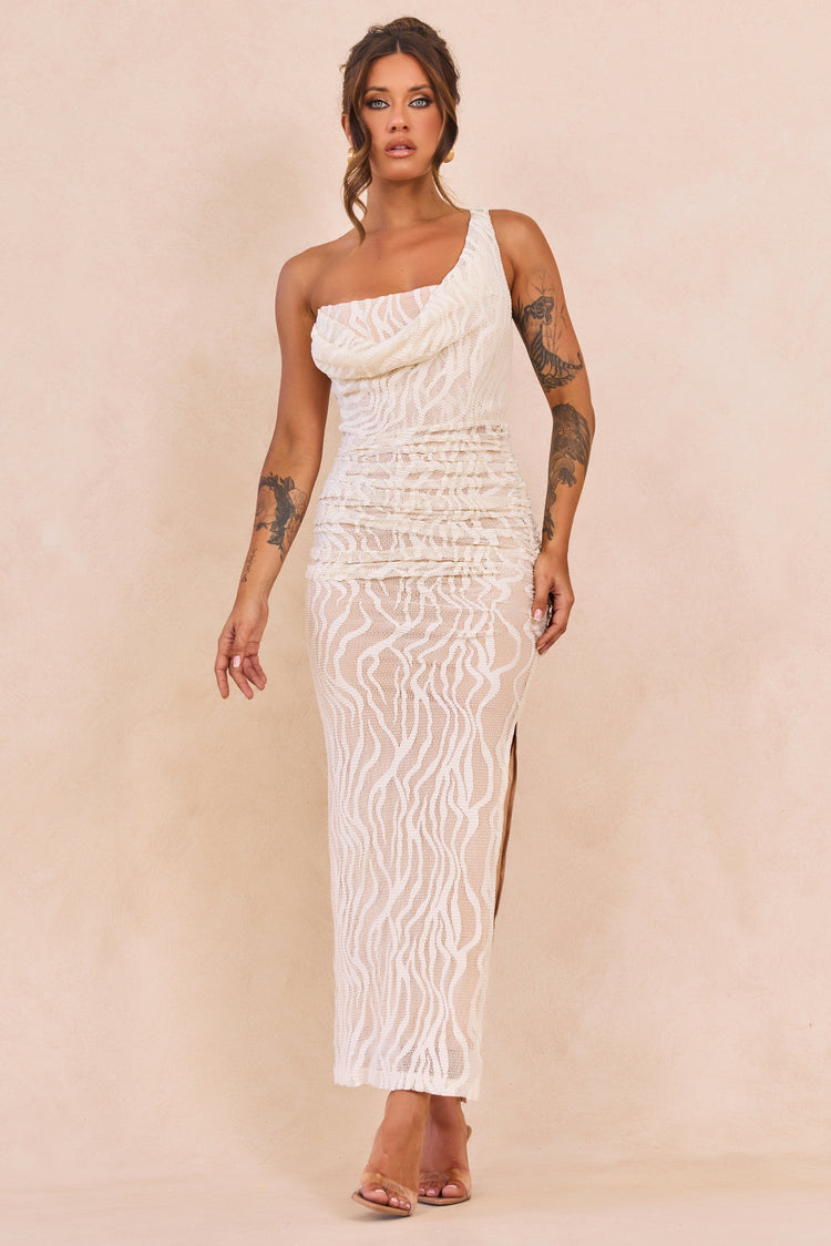 Spotlight Lace Maxi Dress - Ivory for women