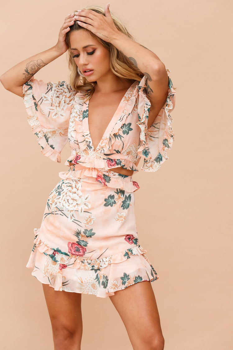 Sprung In Love Dress - Orange for women