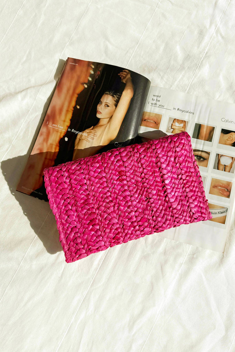 Stay Closer Clutch Bag - Hot Pink for women