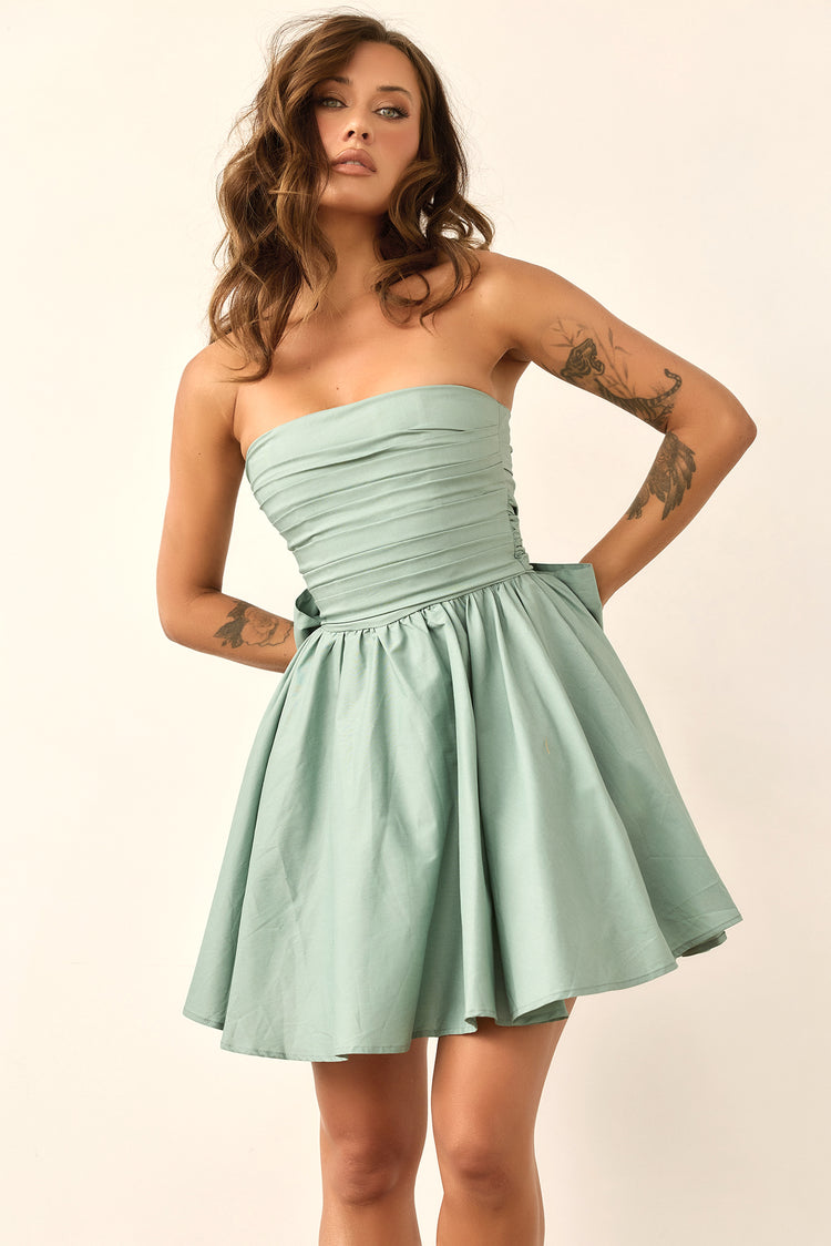 Sugar Crush Mini Dress - Sage for women