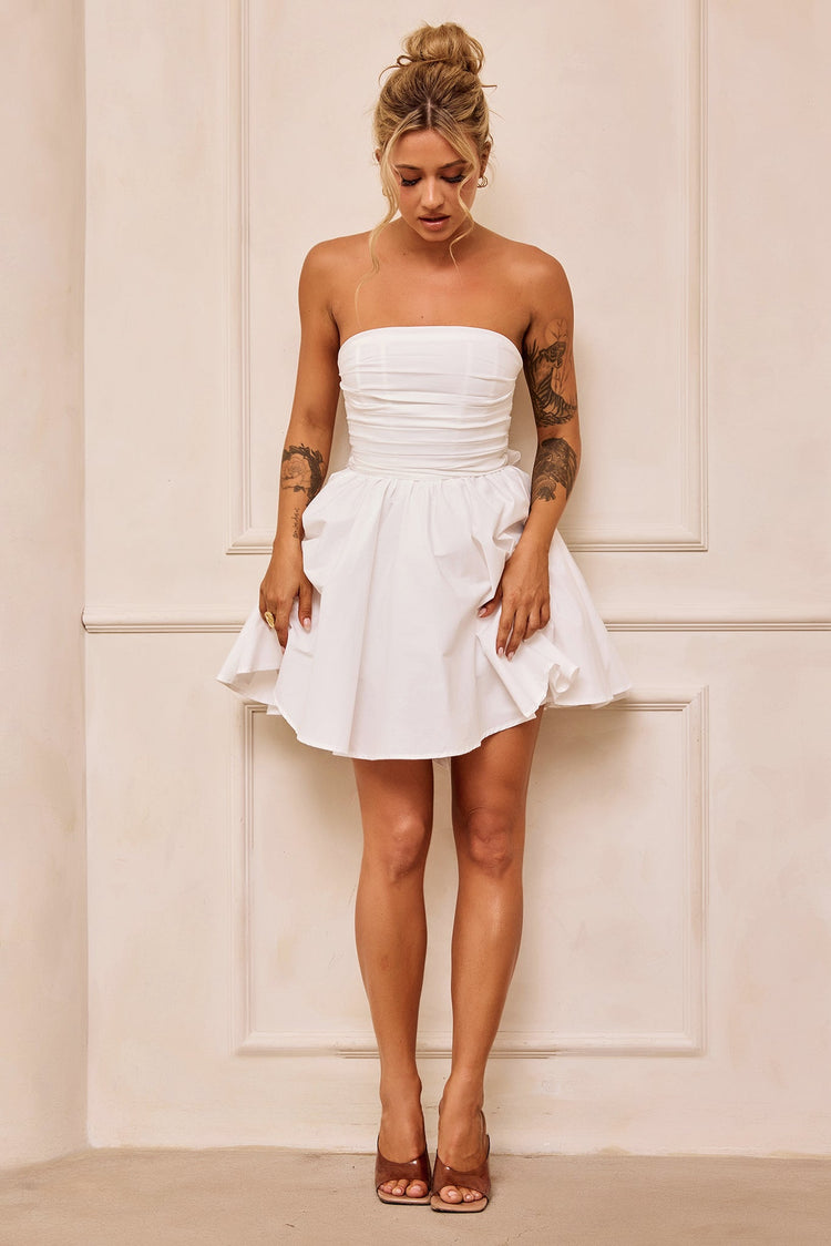 Sugar Crush Mini Dress - White for women