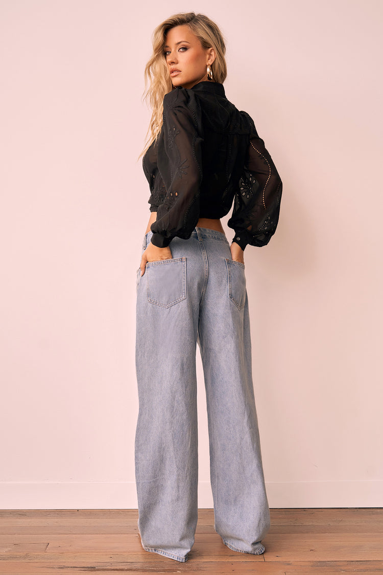 Sun Sister Blouse - Black for women