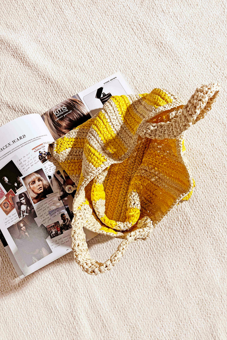Sunlit Voyage Tote Bag - Lemon for women