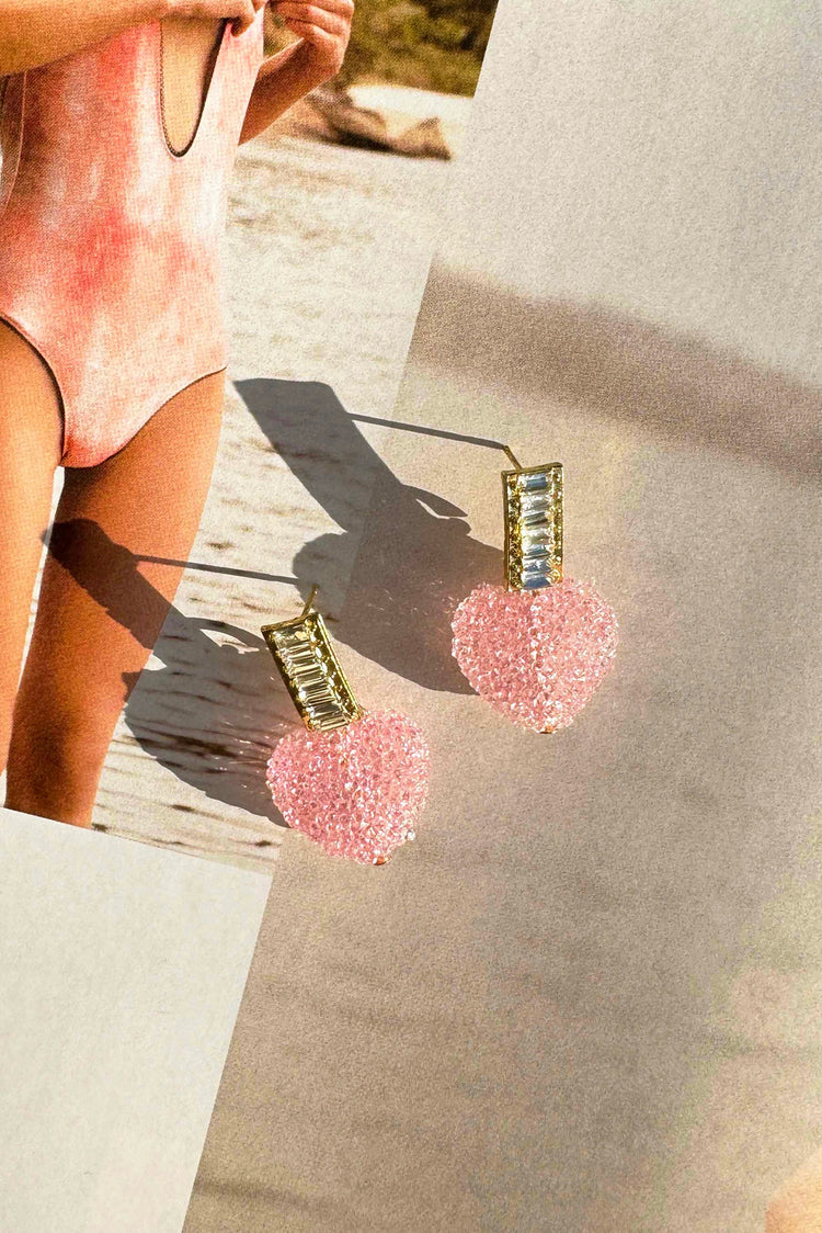 Sweet And Sour Earrings - Pink for women