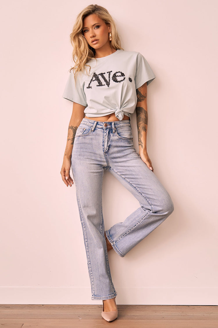 The Only Carrie Jeans - Washed Blue for women
