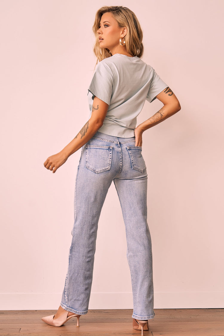 The Only Carrie Jeans - Washed Blue for women