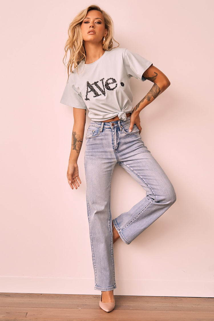 The Only Carrie Jeans - Washed Blue for women
