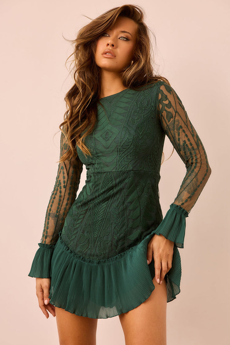 The Only Muse Dress - Forest Green for women