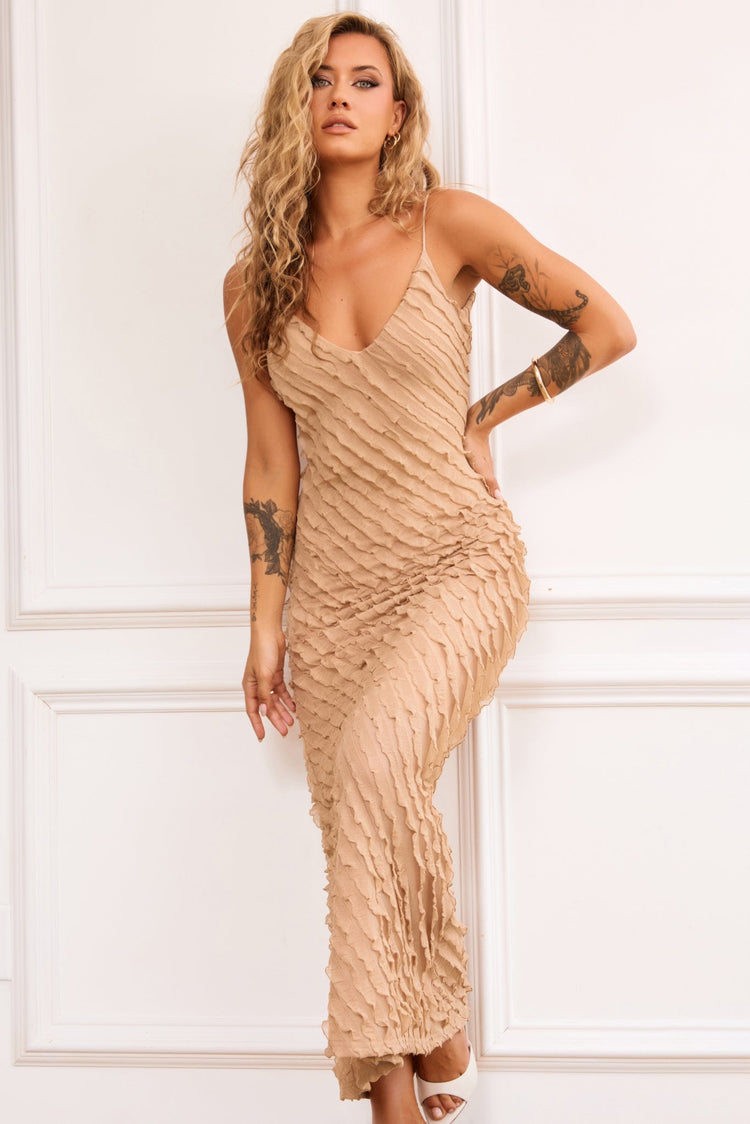 Thelma Maxi Dress - Mocha for women