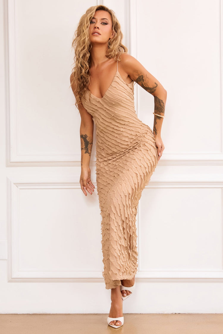 Thelma Maxi Dress - Mocha for women