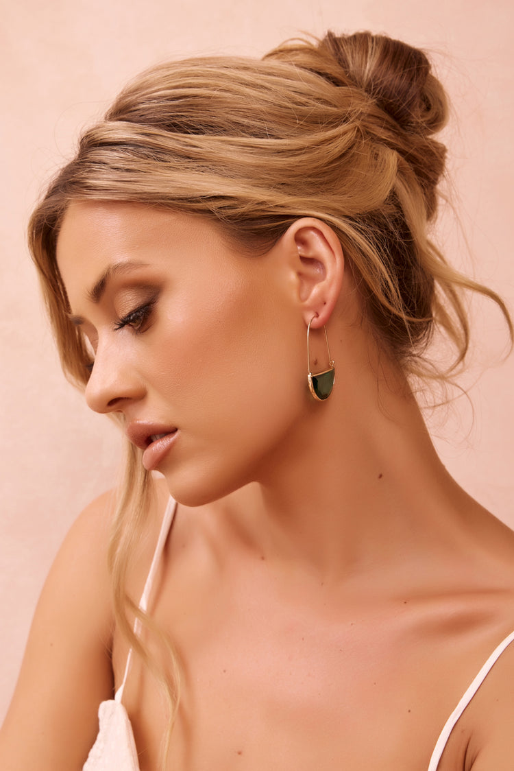 Time On My Side Earrings - Green for women