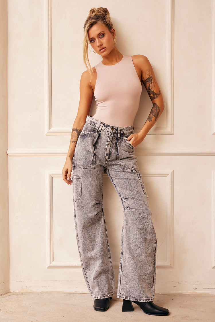 Understated Jeans - Charcoal for women