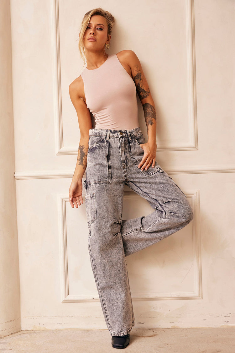 Understated Jeans - Charcoal for women