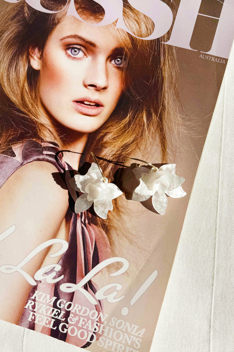 Upstate Earrings - White for women