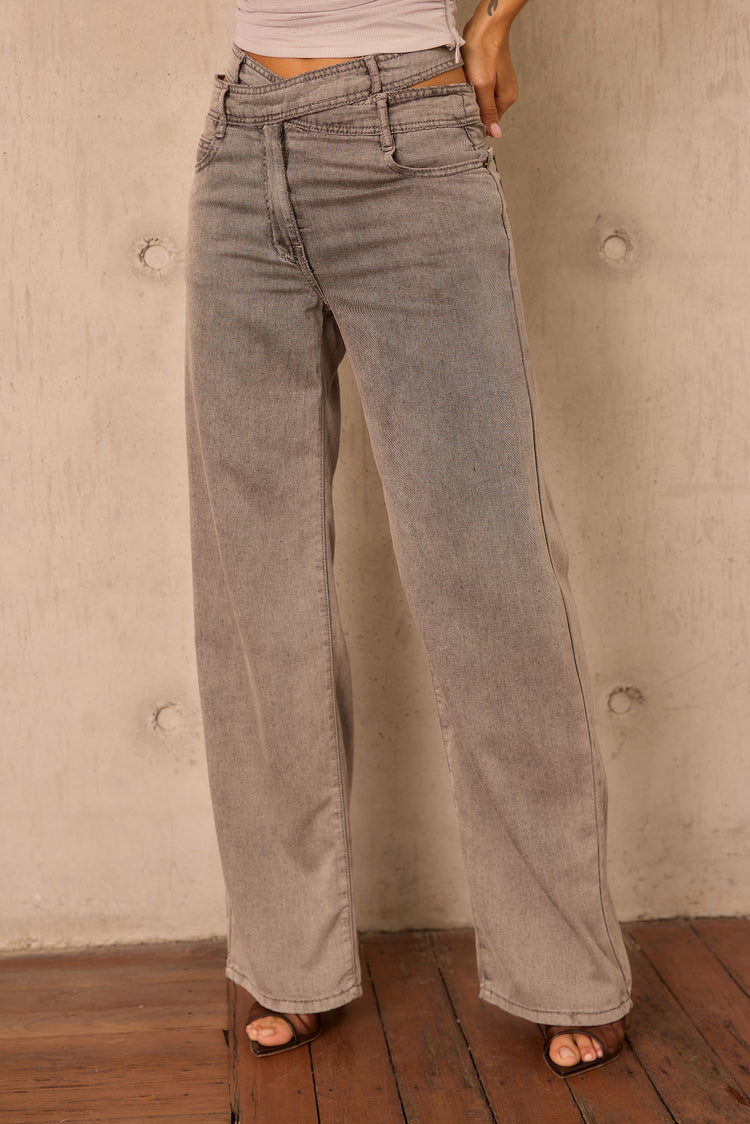 Urban Ease Denim Jeans - Ash for women