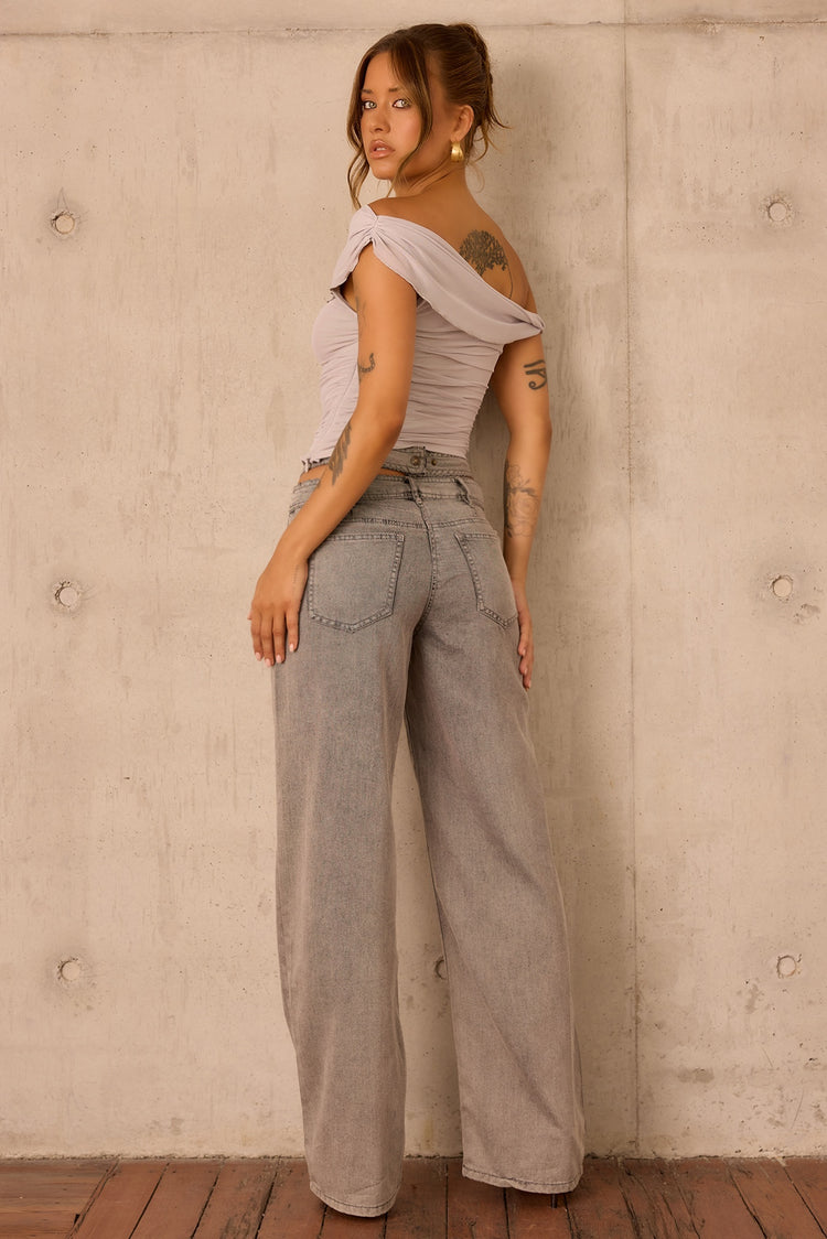 Urban Ease Denim Jeans - Ash for women