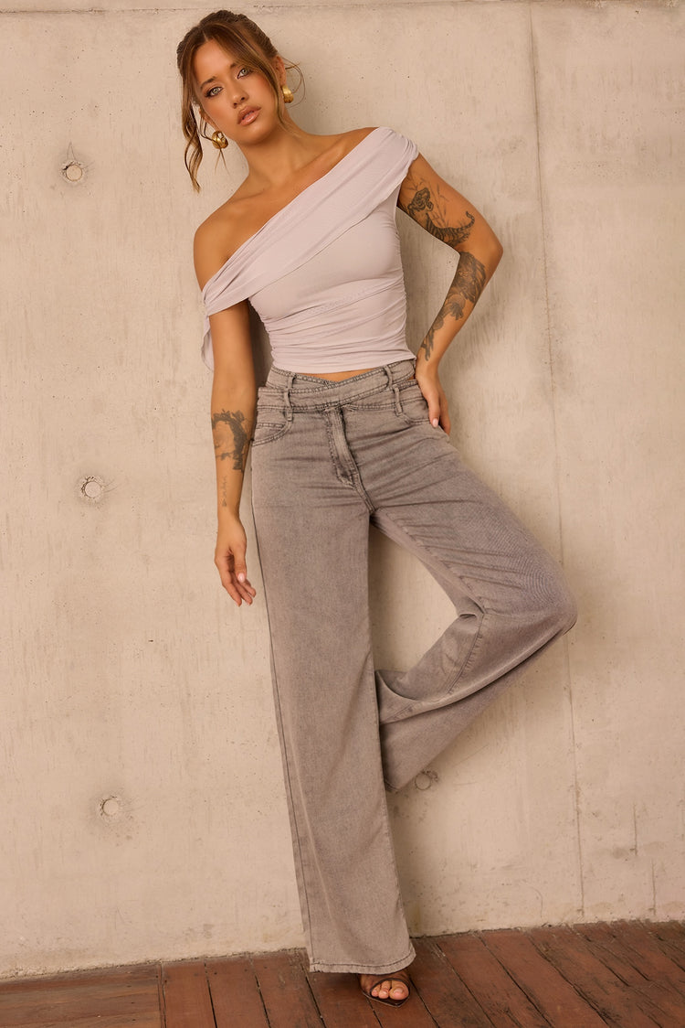 Urban Ease Denim Jeans - Ash for women