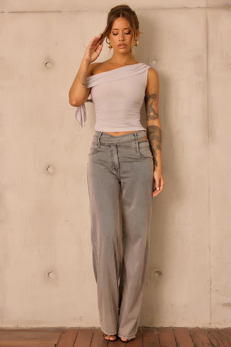 Urban Ease Denim Jeans - Ash for women