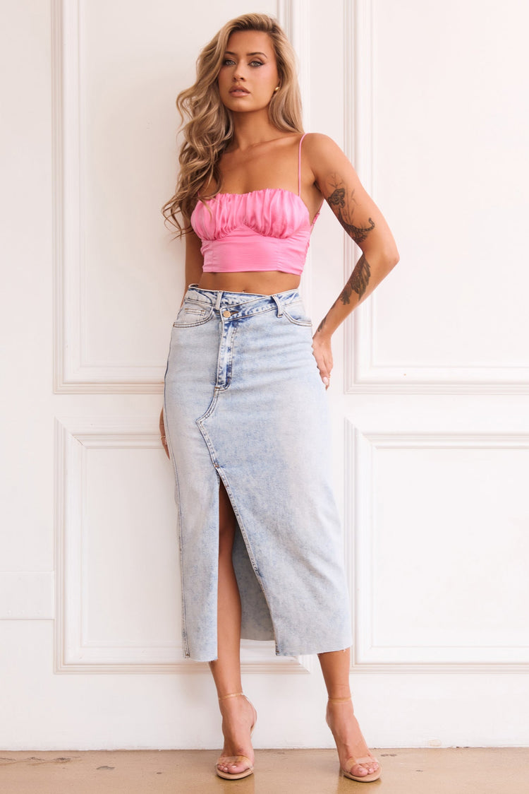 Walk On Fire Top - Pink for women