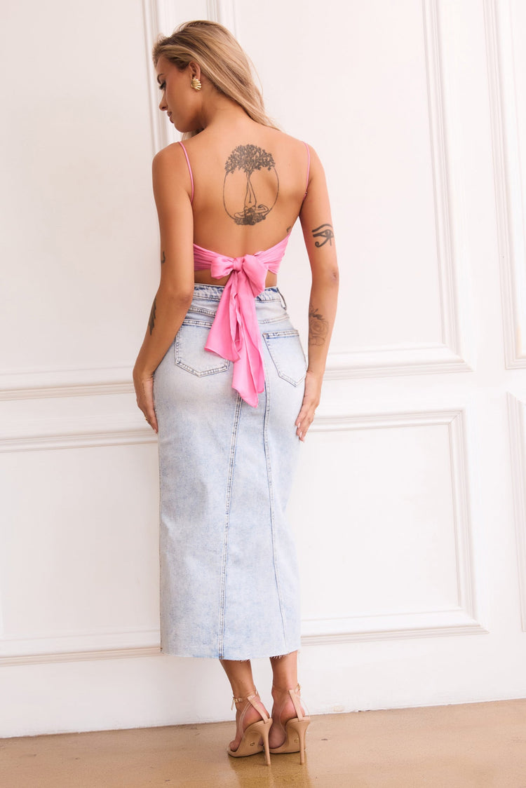 Walk On Fire Top - Pink for women
