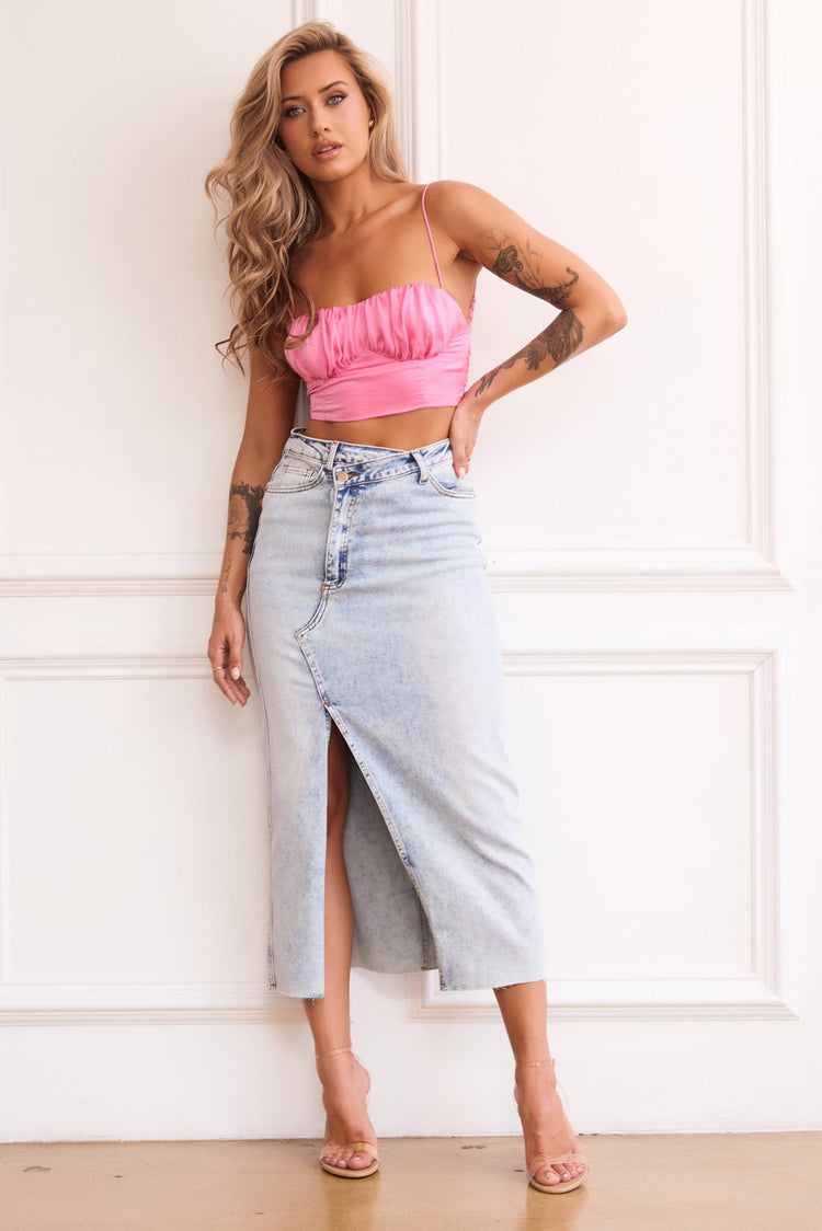 Walk On Fire Top - Pink for women