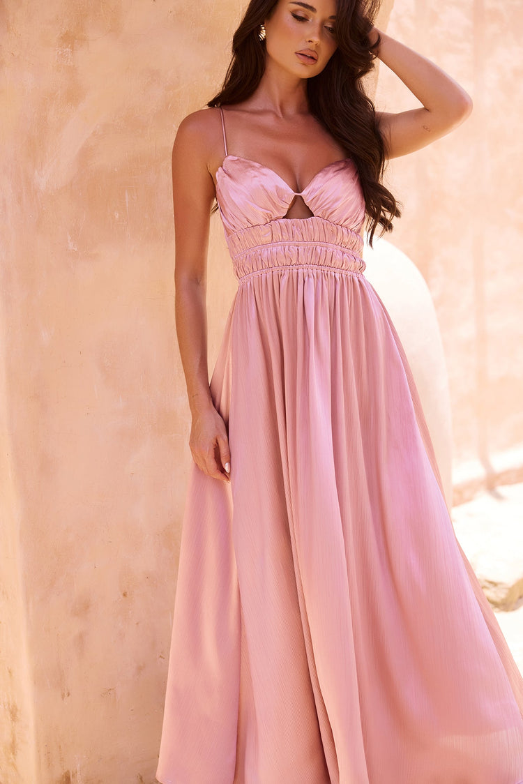 Way To You Maxi Dress - Blush for women